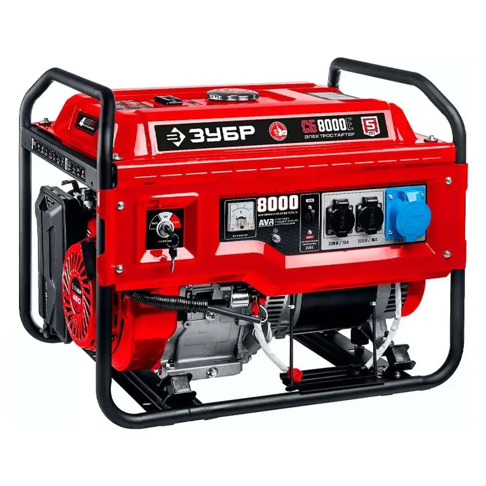 ЗУБР СБ-8000Е бензиновый генератор