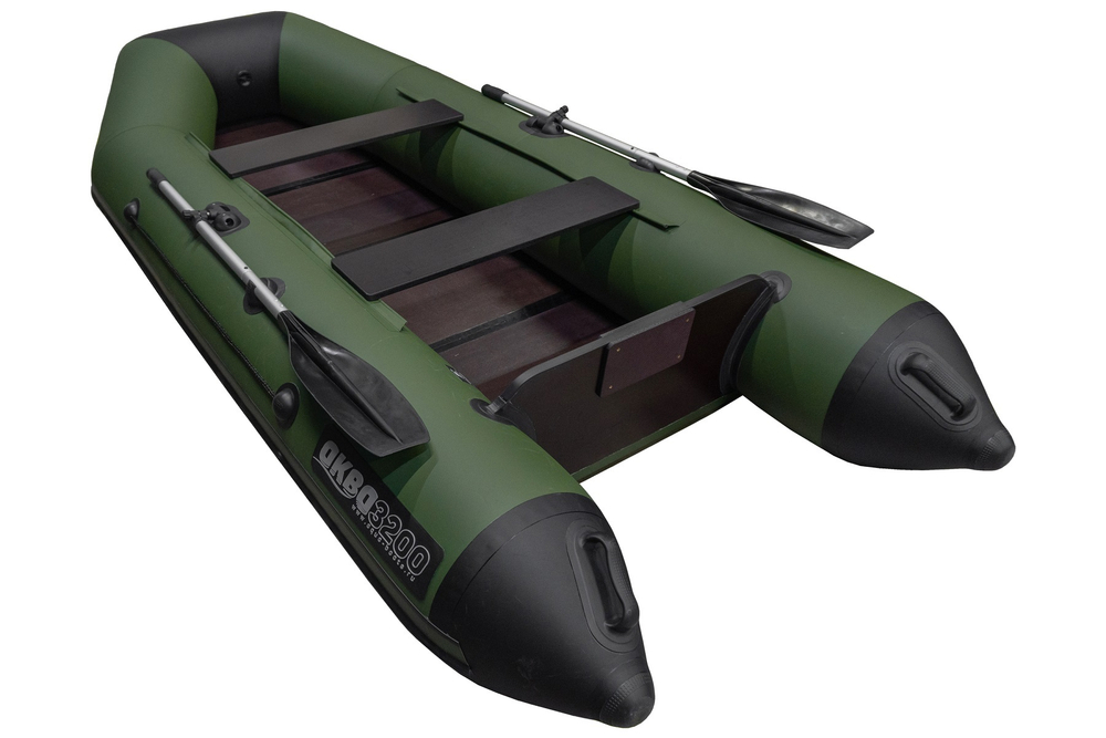 Лодка ПВХ АКВА 3200С Слань-книжка