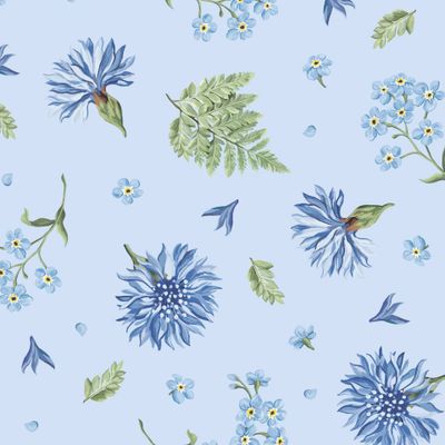 Незабудки-васильки (голубой)