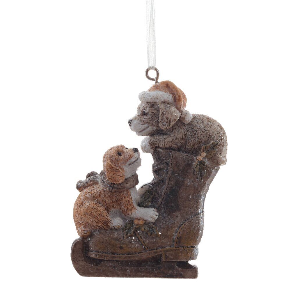 GAEM Изделие декоративное подвесное "Кот/Пес", L6 W2 H8 см, 2в.