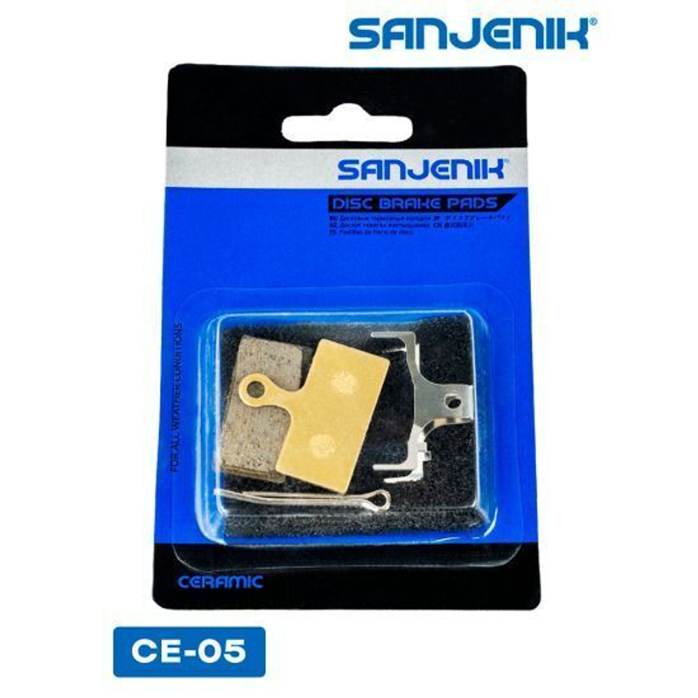 Колодки тормозные керамические Sanjenik CE-05 для велосипедов и электросамокатов