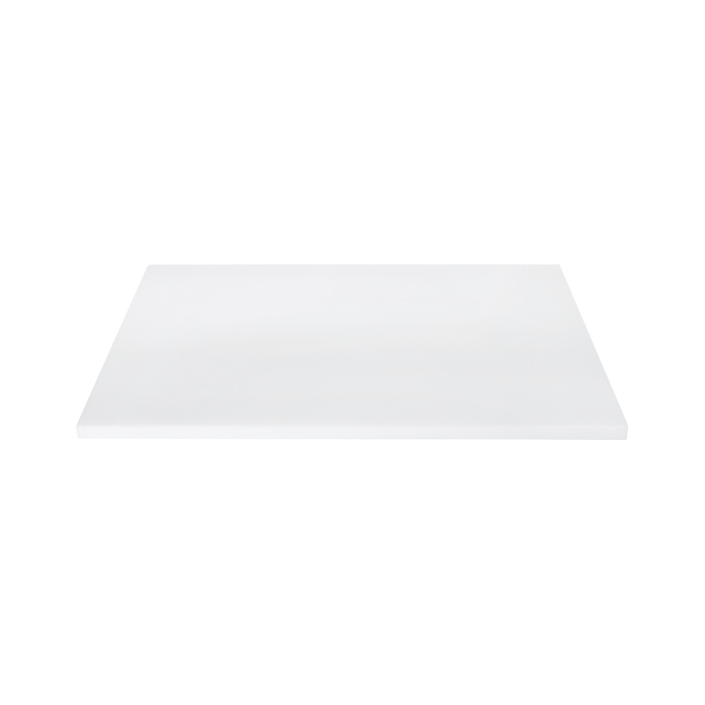 Доска разделочная 400х300х12 белая пластик мки1714