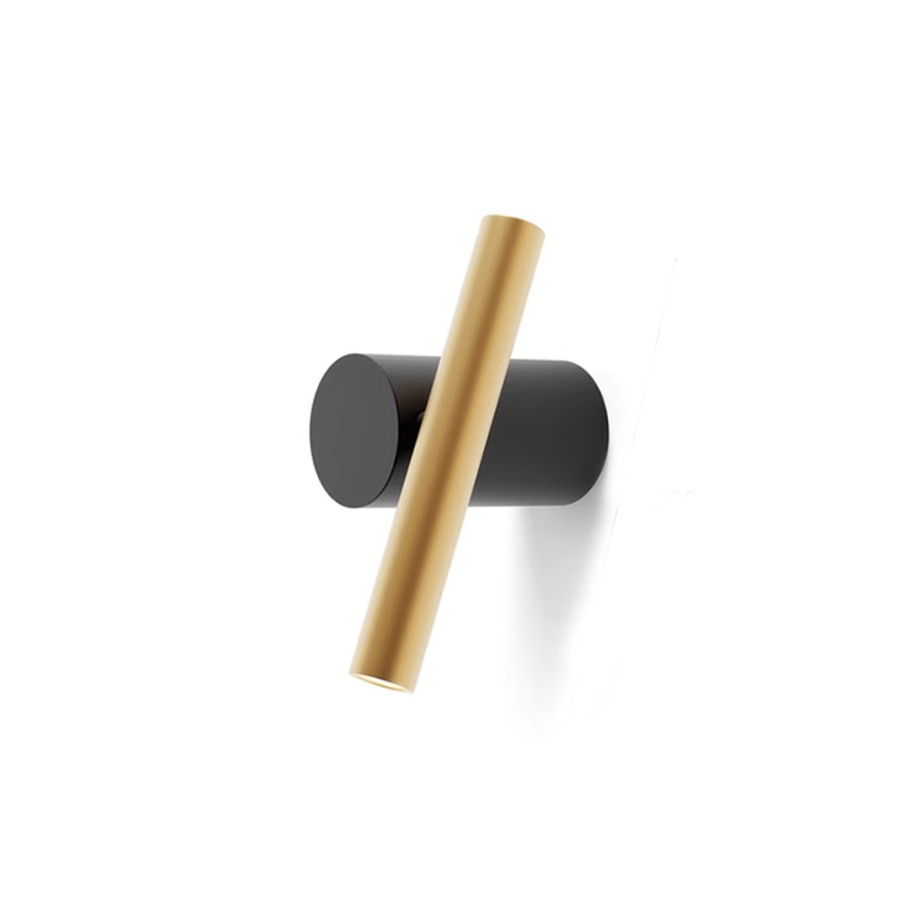 Wall design lamp  Doi Meneghello by Luceplan (Gold)