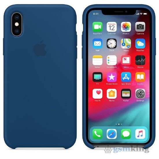 Silicone Case iPhone XS Max Blue Horizon «Морской горизонт»