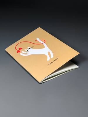 Блокнот А6 «Мяубук песочный»