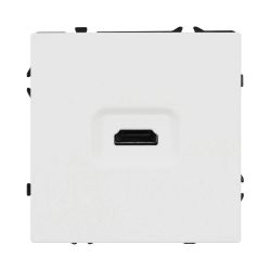 Механизм HDMI розетки SCT-NOBE-MHD1-SFPL-WH (Arlight, Белый кварц) 061846