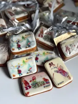 Пряники с логотипом прямоугольник