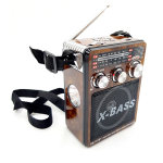 Радиоприемник с MP3 плеером и Bluetooth +фонарь Waxiba XB-181BT