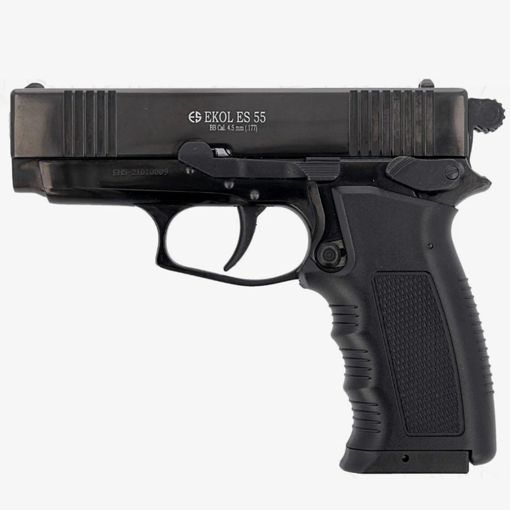 Пистолет пневматический EKOL ES 55 Black (металл) 4,5 мм