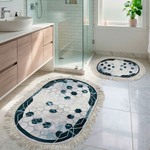 Коврик для ванной овальный 2шт 60*100см Oval-A146