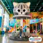 Детский аттракцион 4kids Карусель «Мур-мур» c электроприводом