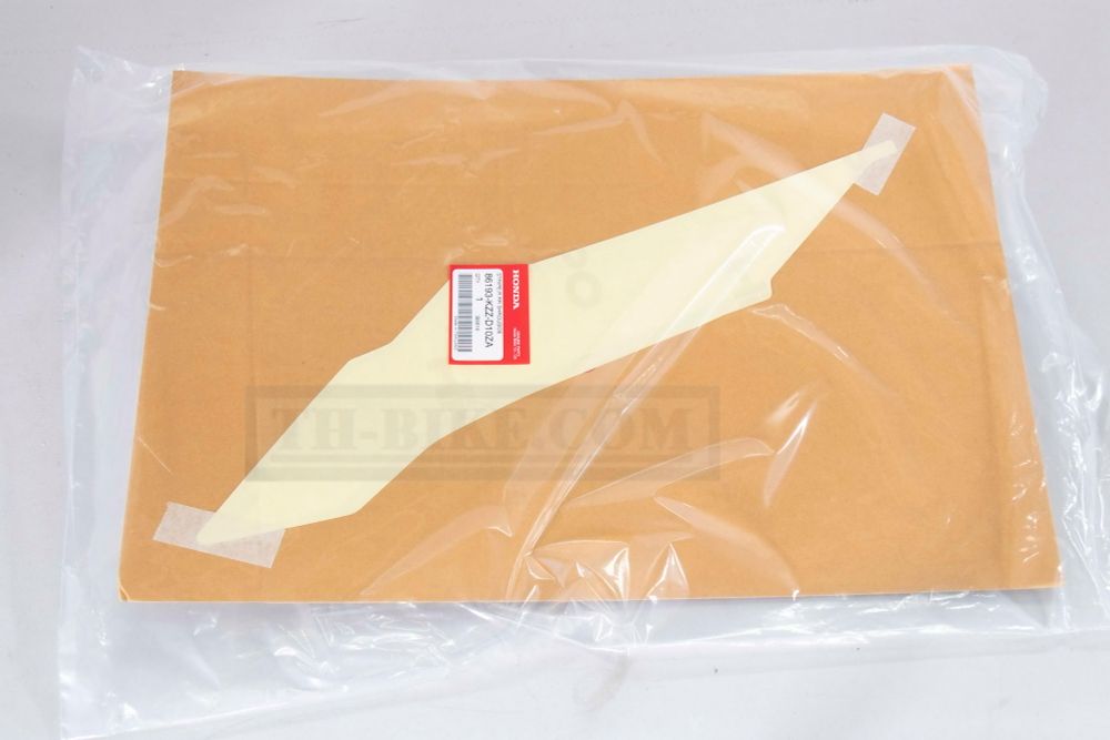 86193-KZZ-D10ZA. STRIPE, R. RR. SHROUD *TYPE1*. Honda CRF250L-M original decal on the radiator shroud