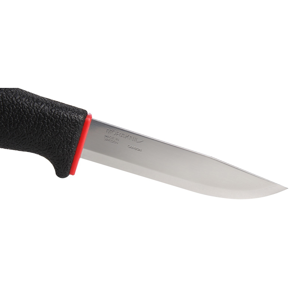 Нож Morakniv 711 углеродистая сталь, цвет черный/красный 11481