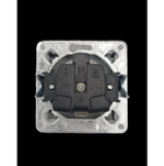 Розетка 1-я с з/к и крышкой Profitec Tesla Серебро