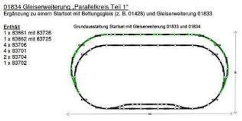 Рельс. набор, на насыпи - "Внешний радиус" (ч.1)