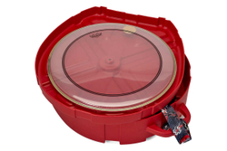 Кейс кофр КРАСНЫЙ для барабанных тарелок до 24" на колесах и с выдвижной ручкой DGCASE DARUMA 24-01А