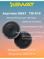 Акустика SWAT TW-R10 твитер ()