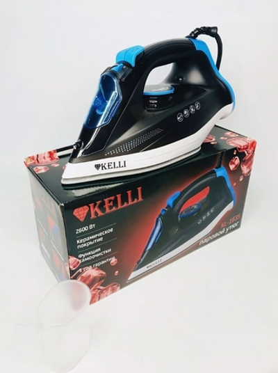 Утюг электрический KELLI KL-1635 керамическая подошва, паровой удар, самоочистка мощн. 2600 Вт