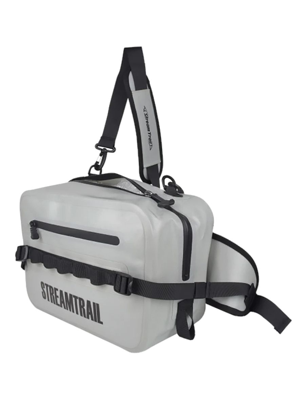 Гермосумка поясная Stream Trail Stormy Hip Bag Grey 13L (гермомолния)