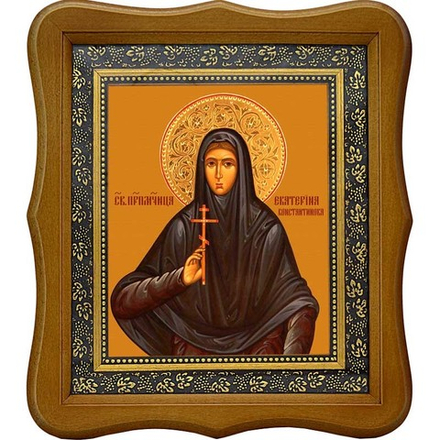Екатерина Константинова, послушница, преподобномученица. Икона на холсте.
