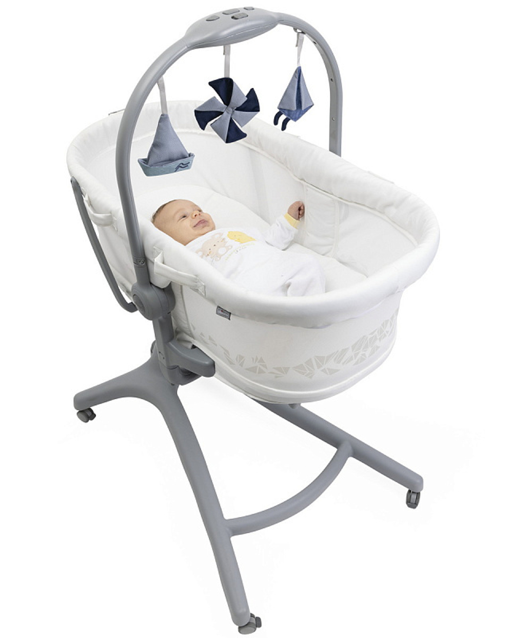Детская кроватка-стульчик Chicco Baby Hug Pro 5 в 1 White Cream