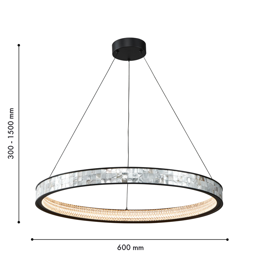 Подвесная светодиодная люстра Favourite Shelty 4704-6P