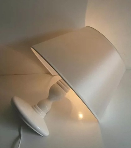 Table design lamp Titaniс by Charles Trevelyan (white)