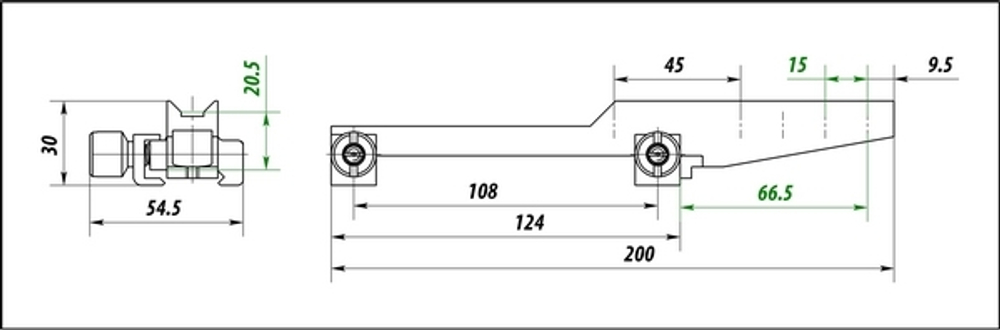 Кронштейн с планки Picatinny/Weaver на призму АЛ6.133.336