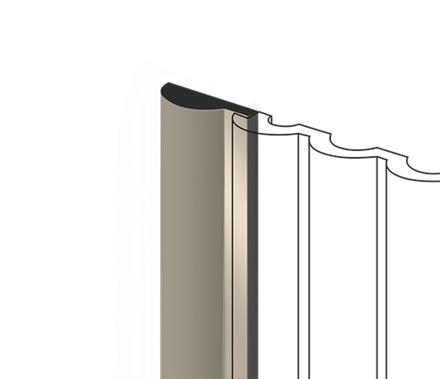 Финишный молдинг декорированный HiWood, 270x3,6 см