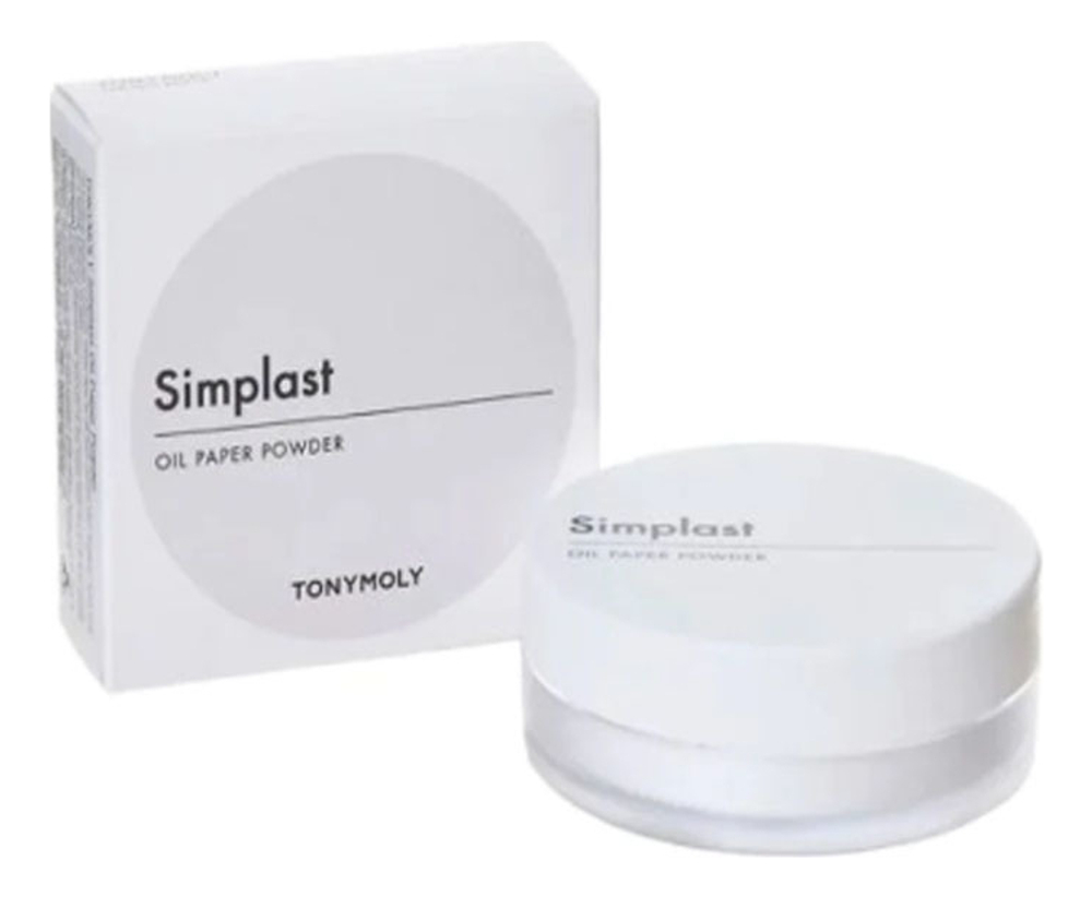 TONYMOLY Матирующая рассыпчатая пудра - SIMPLAST OIL PAPER POWDER , 10г