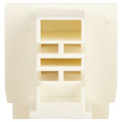 Коннектор для трехфазного шинопровода ЭРА STR-30-W-CN-LE типа LE угловой наружный белый