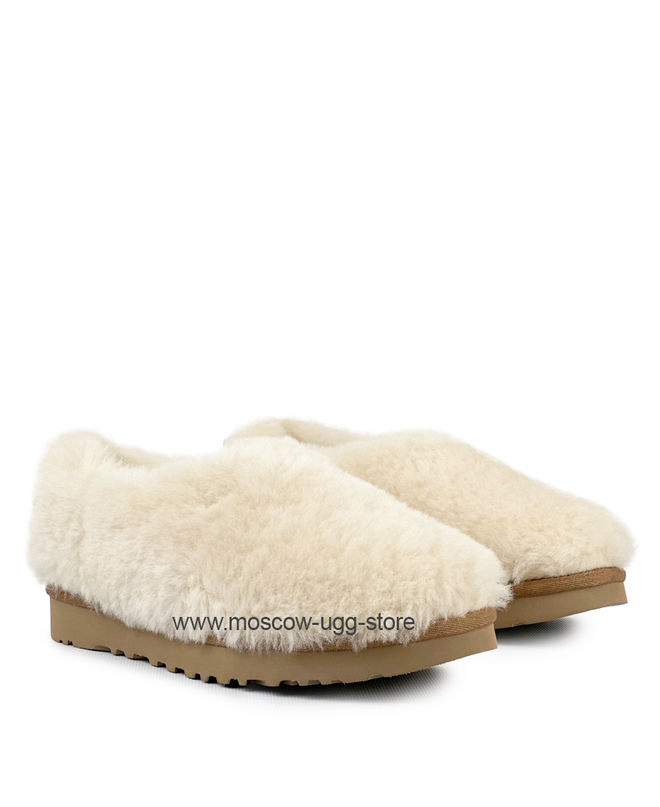 HAILEY FLUFF SLIPPERS - Natural