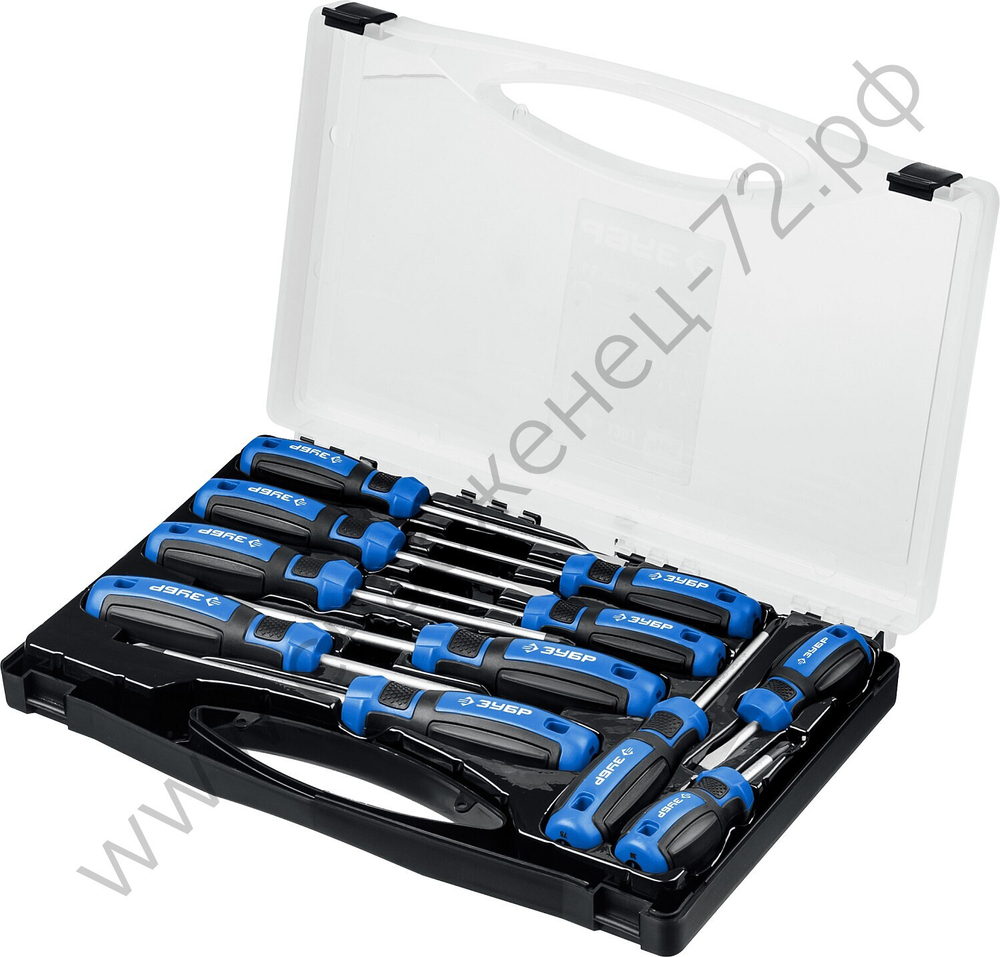 ЗУБР 11 предм., Набор отверток, Профессионал-11 (25241)