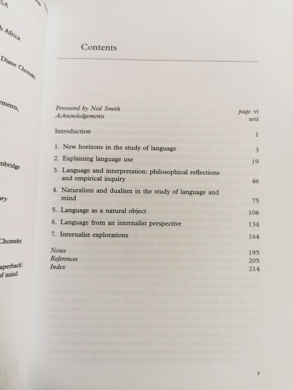 New Horizons in the Study of Language and Mind
