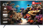 Телевизор Rebus RIS-LE43S8000 109 см черный