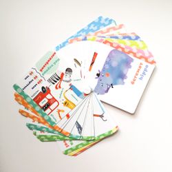 Карточки-веер для изучения английского языка