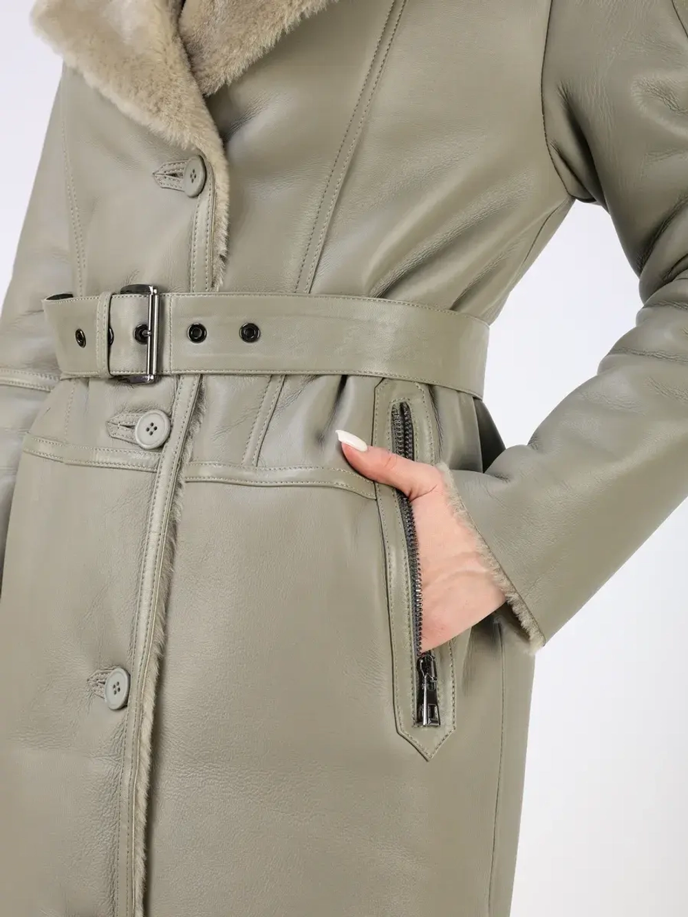 Дубленка зимняя натуральная