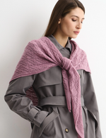 Женская косынка DBR 0045 темно-розовый