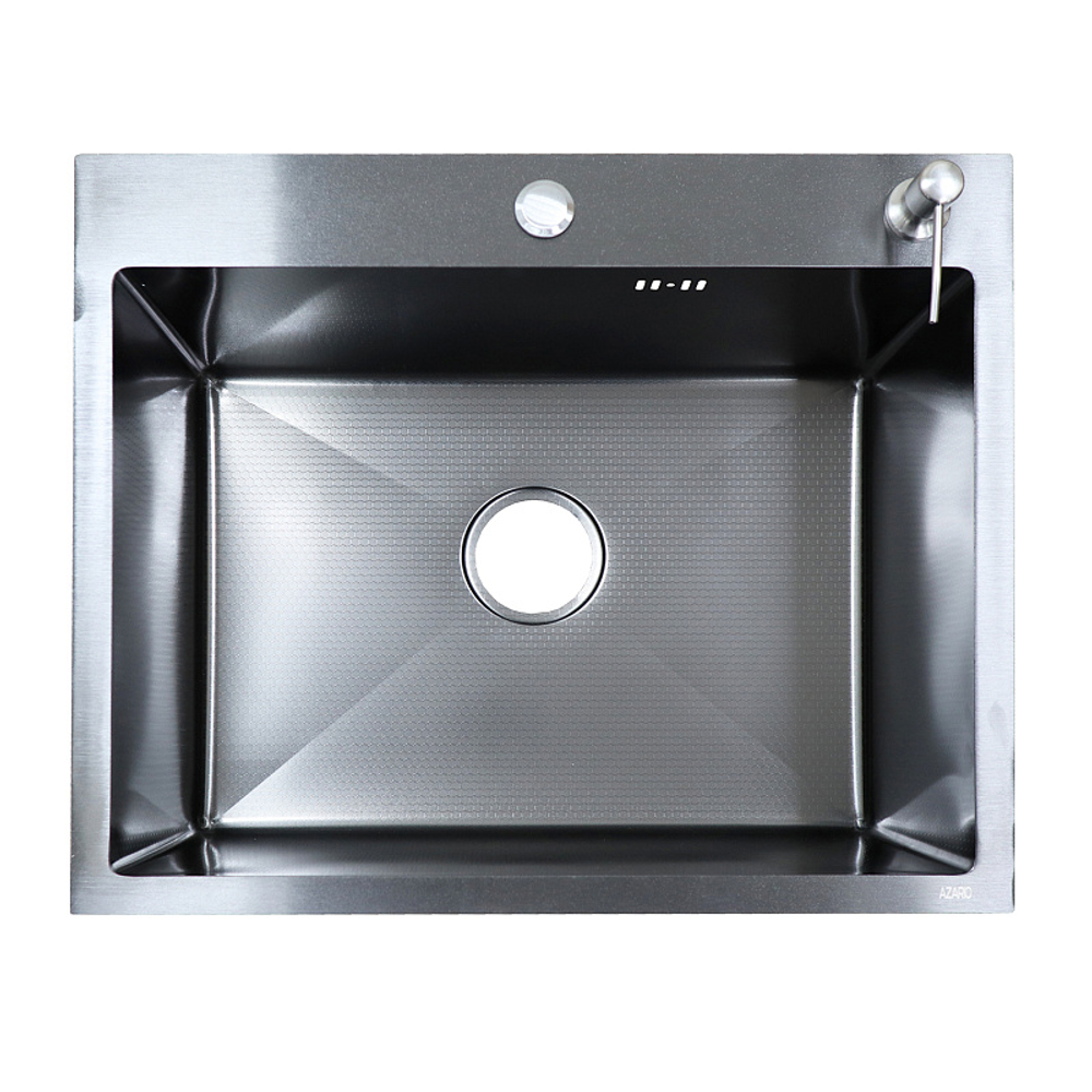 Мойка AZARIO кухонная NICOLE 600х500х220 нерж чёрная 0544