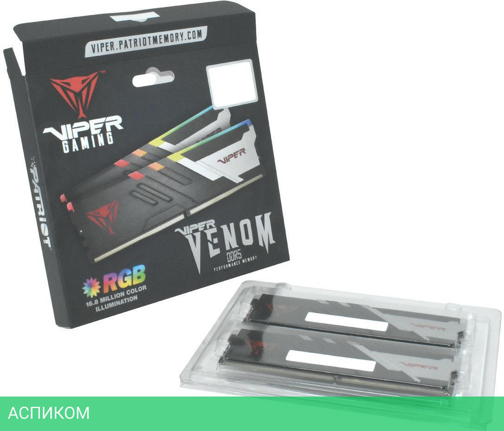 Оперативная память Patriot DDR5 2x32Gb (PVVR564G560C40K)