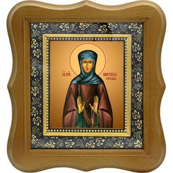 Анастасия Сербская преподобная. Икона на холсте.