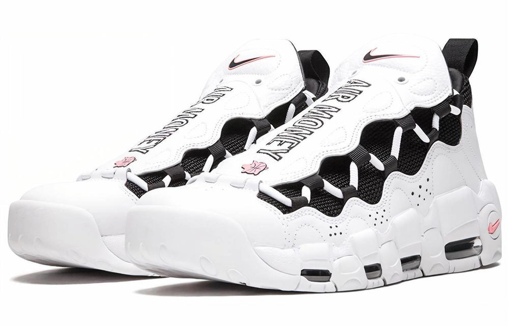 Кроссовки Nike Air More Money White Black Coral Chalk