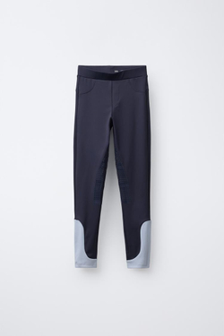 ZARA ЛЕГГИНСЫ ДЛЯ ВЕРХОВОЙ ЕЗДЫ, СЕРЫЙ