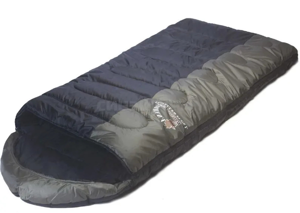 Спальный мешок TRAVELLER PLUS R-zip от -12С (с подголовником 230x90см)INDI