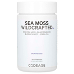 Codeage, морской мох, дикорастущий, 120 капсул
