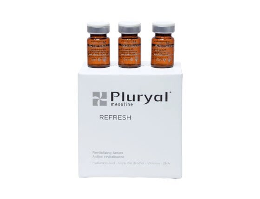 Pluryal mesoline Refresh Сияние-Омолаживающий регенерирующий коктейль с выраженным увлажняющим и ревитализирующим .