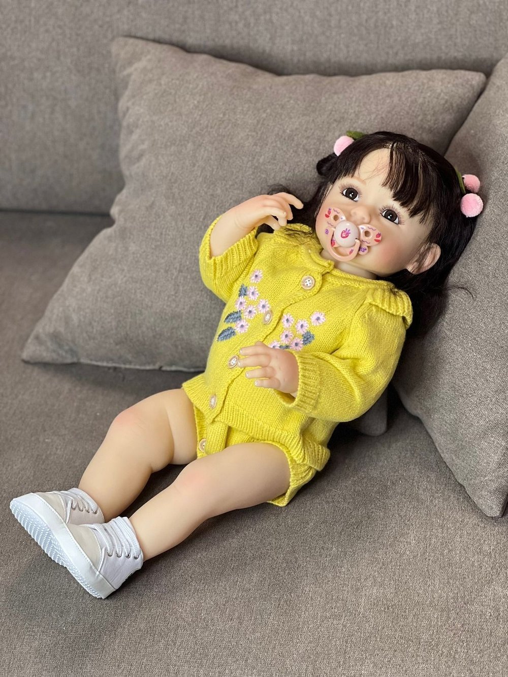 Кукла Реборн виниловая 55см в пакете (FA-308)