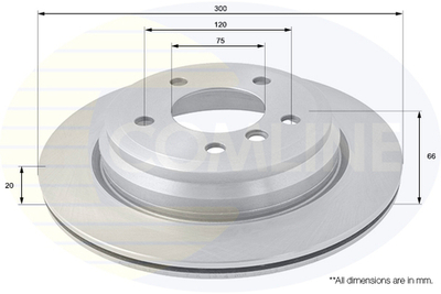 COMLINE - ADC1761V-CML - Brake Disc