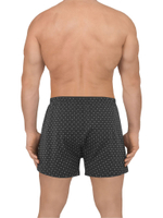 Мужские семейные трусы из хлопка (Размер: 6X) (Цвет: черный)