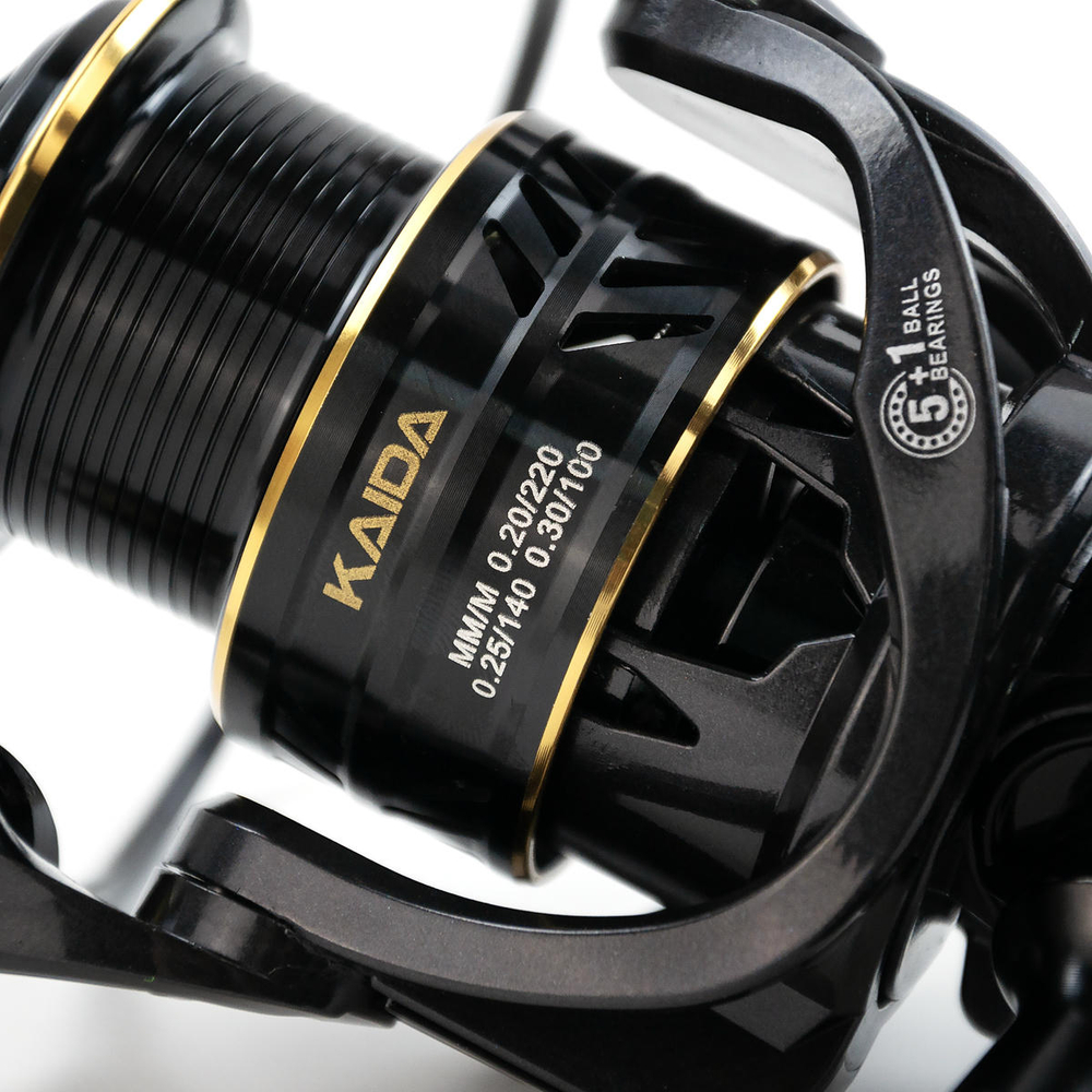 Безынерционная катушка Kaida ASTORE 3000F (5+1BB, мет. шпуля)